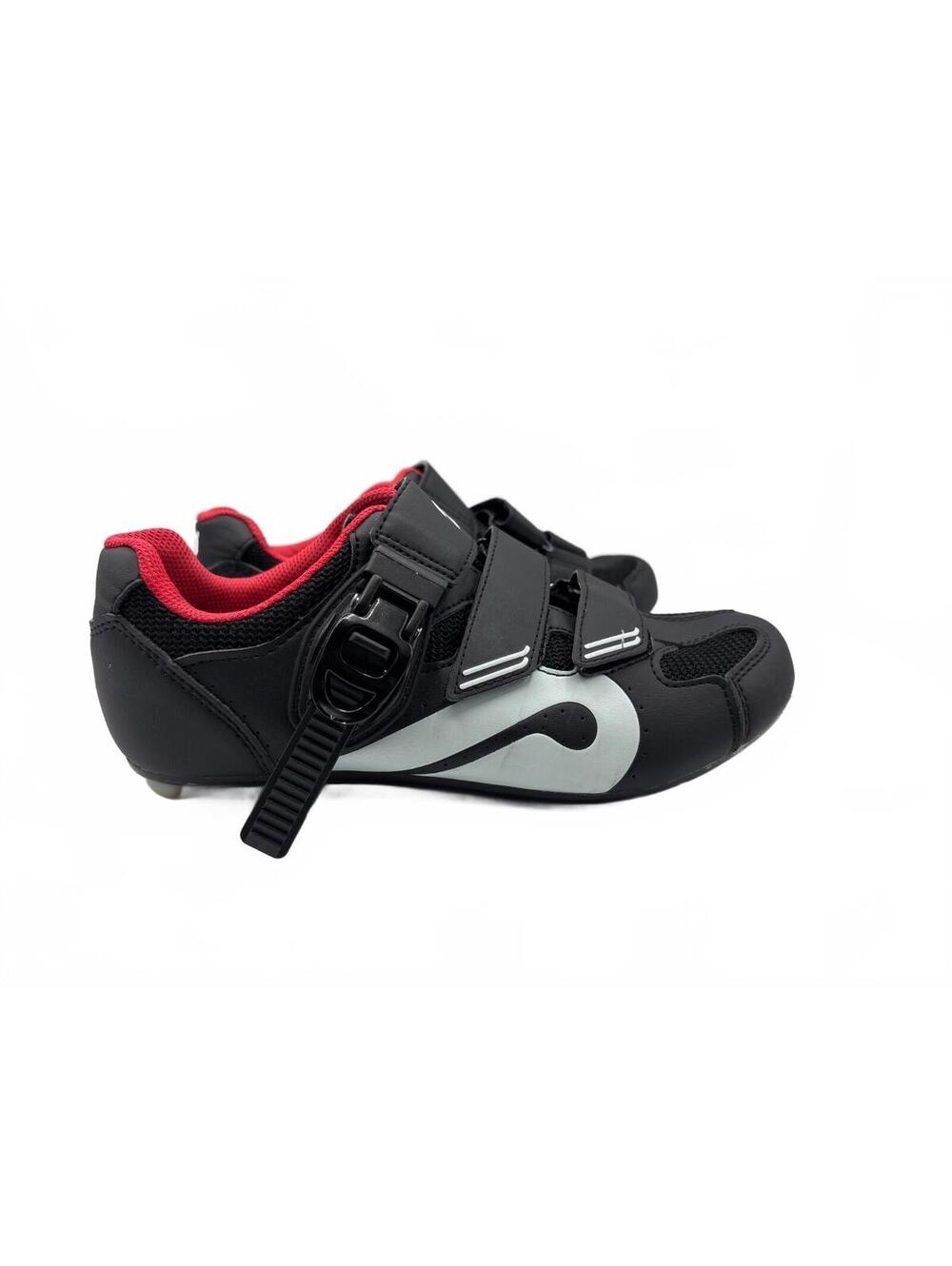 Peloton PL-SH-02 Womens Size 38 (US 7) Cycling Shoes Spin Bike Black White Red